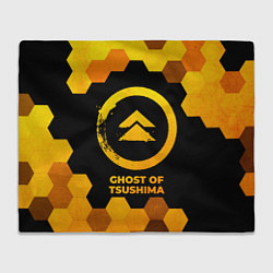 Плед Ghost of Tsushima - gold gradient