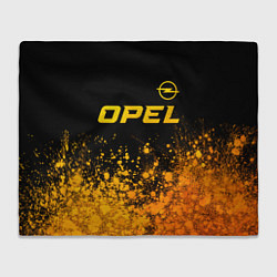 Плед Opel - gold gradient: символ сверху