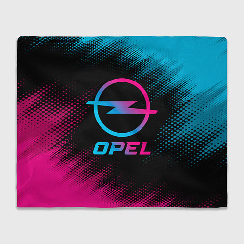 Плед Opel - neon gradient / 3D-Велсофт – фото 1