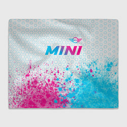 Плед Mini neon gradient style: символ сверху