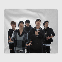 Плед флисовый Big bang - band, цвет: 3D-велсофт