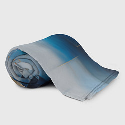 Плед флисовый Синяя палитра, цвет: 3D-велсофт — фото 2