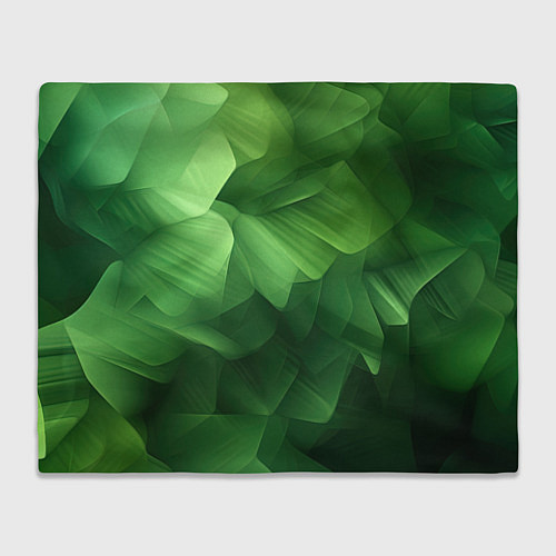 Плед Green lighting background / 3D-Велсофт – фото 1