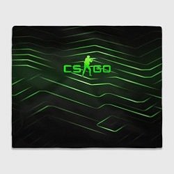 Плед CS GO dark green