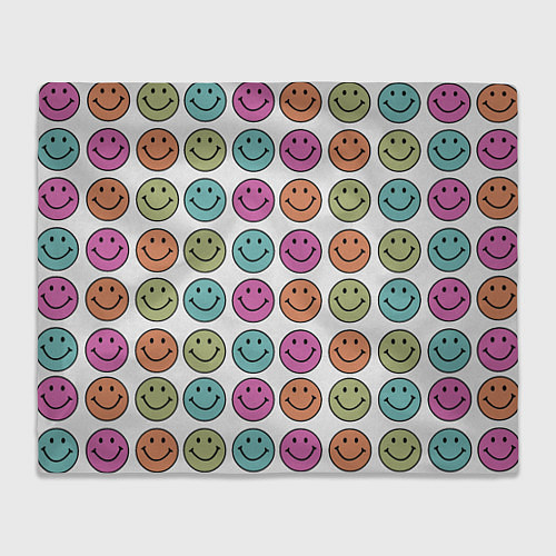 Плед Smiley face / 3D-Велсофт – фото 1
