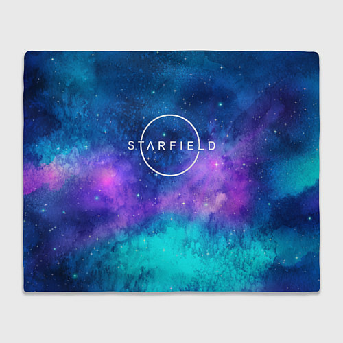 Плед Starfield space logo / 3D-Велсофт – фото 1