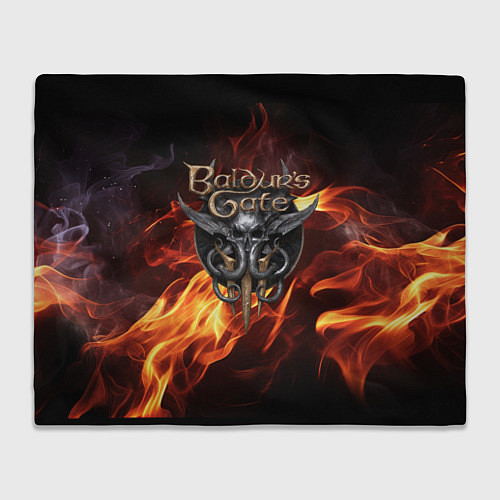 Плед Baldurs Gate 3 fire / 3D-Велсофт – фото 1