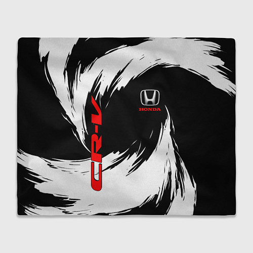 Плед Honda - белые краски / 3D-Велсофт – фото 1