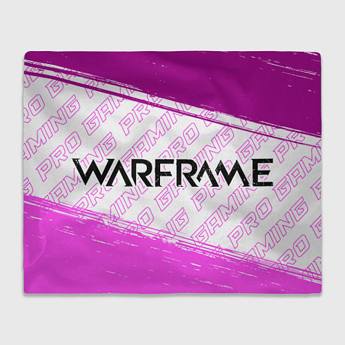 Плед Warframe pro gaming: надпись и символ / 3D-Велсофт – фото 1