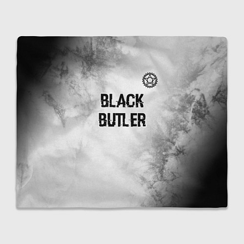 Плед Black Butler glitch на светлом фоне: символ сверху / 3D-Велсофт – фото 1