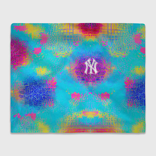 Плед New York Yankees - baseball team - logo / 3D-Велсофт – фото 1
