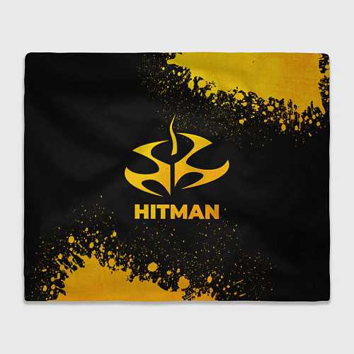 Плед Hitman - gold gradient / 3D-Велсофт – фото 1