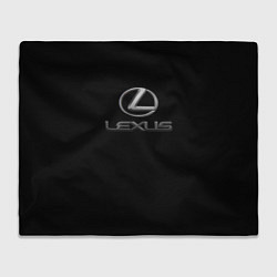 Плед флисовый Lexus brend sport, цвет: 3D-велсофт