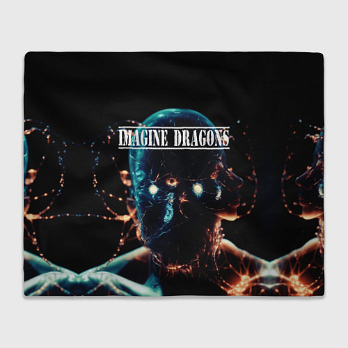 Плед Imagine Dragons рок группа / 3D-Велсофт – фото 1