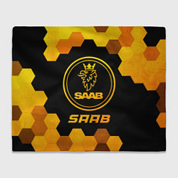 Плед Saab - gold gradient