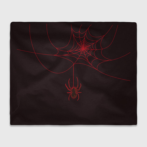 Плед Красная паутина / 3D-Велсофт – фото 1