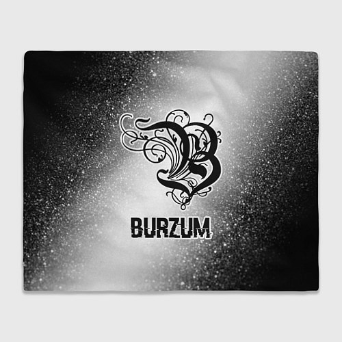 Плед Burzum glitch на светлом фоне / 3D-Велсофт – фото 1