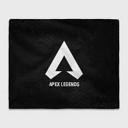 Плед флисовый Apex Legends glitch на темном фоне, цвет: 3D-велсофт