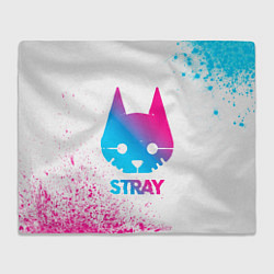 Плед Stray neon gradient style