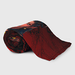 Плед флисовый Карлах - ахегао, цвет: 3D-велсофт — фото 2