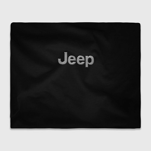 Плед Jeep silver / 3D-Велсофт – фото 1