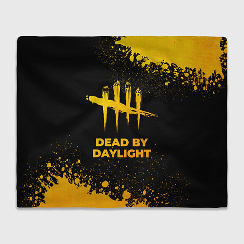 Плед Dead by Daylight - gold gradient / 3D-Велсофт – фото 1