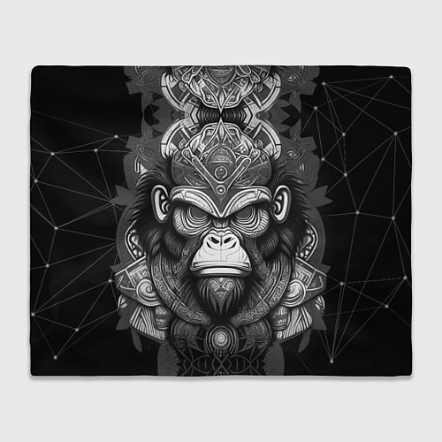 Плед Кинг Конг король обезьян на фоне созвездия / 3D-Велсофт – фото 1