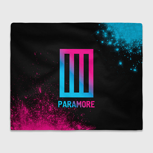 Плед Paramore - neon gradient / 3D-Велсофт – фото 1