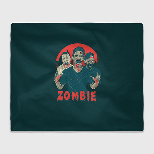 Плед Zombie - день мертвеца / 3D-Велсофт – фото 1
