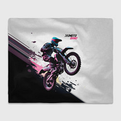 Плед флисовый Moto band, цвет: 3D-велсофт