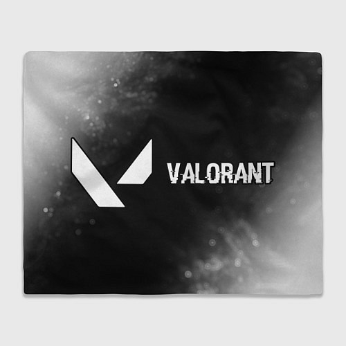 Плед Valorant glitch на темном фоне по-горизонтали / 3D-Велсофт – фото 1