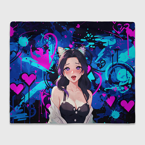 Плед Шинобу ахегао / 3D-Велсофт – фото 1