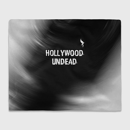 Плед Hollywood Undead glitch на темном фоне посередине / 3D-Велсофт – фото 1