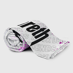 Плед флисовый Nazareth rock legends по-горизонтали, цвет: 3D-велсофт — фото 2