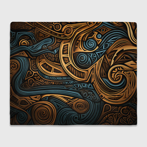 Плед Паттерн в викингском стиле / 3D-Велсофт – фото 1