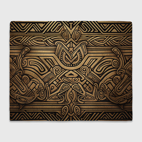 Плед Орнамент в стиле викингов / 3D-Велсофт – фото 1