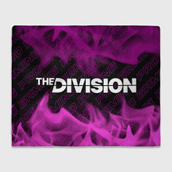 Плед флисовый The Division pro gaming по-горизонтали, цвет: 3D-велсофт