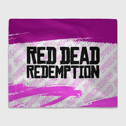 Плед флисовый Red Dead Redemption pro gaming по-горизонтали, цвет: 3D-велсофт