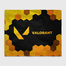 Плед Valorant - gold gradient по-горизонтали