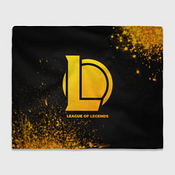 Плед League of Legends - gold gradient