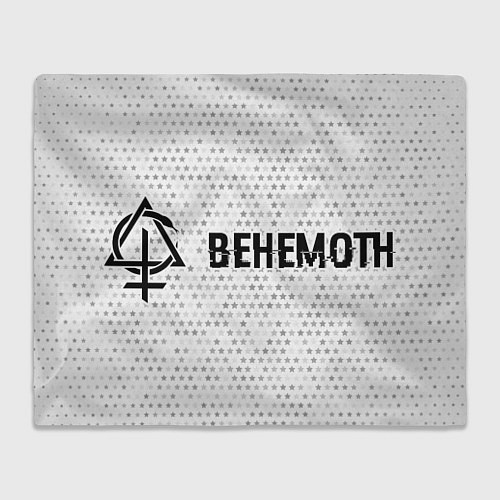 Плед Behemoth glitch на светлом фоне по-горизонтали / 3D-Велсофт – фото 1