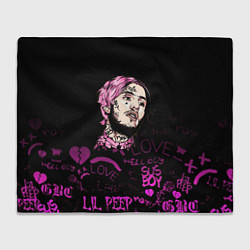 Плед Lil peep neon rap 2017