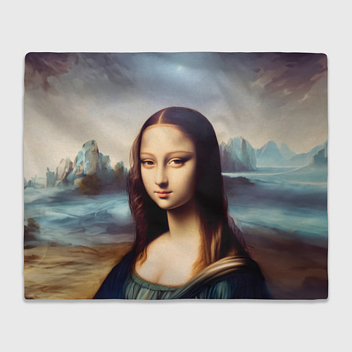 Плед Нейросеть - азиатская Мона Лиза / 3D-Велсофт – фото 1