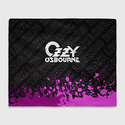 Плед Ozzy Osbourne rock legends посередине