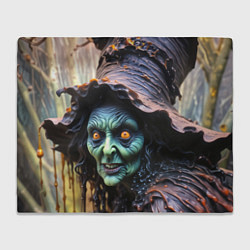 Плед флисовый Ужасная восковая ведьма, цвет: 3D-велсофт