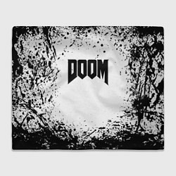 Плед Doom black splash