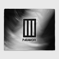 Плед Paramore glitch на светлом фоне