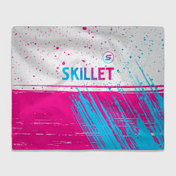 Плед Skillet neon gradient style посередине