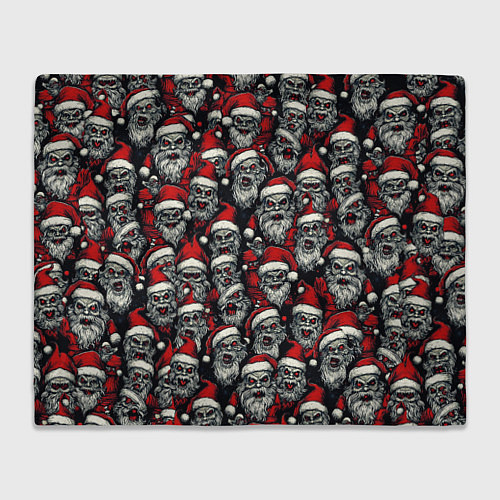 Плед Плохой Санта Клаус / 3D-Велсофт – фото 1