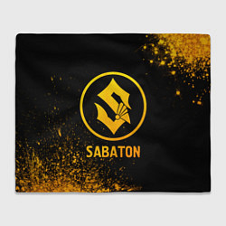 Плед Sabaton - gold gradient